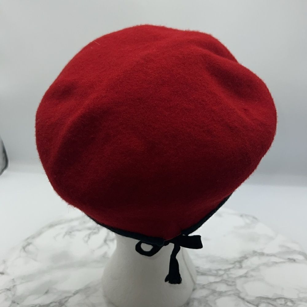 BANCROFT Red Wool Military Cap-S - Picture 4 of 6